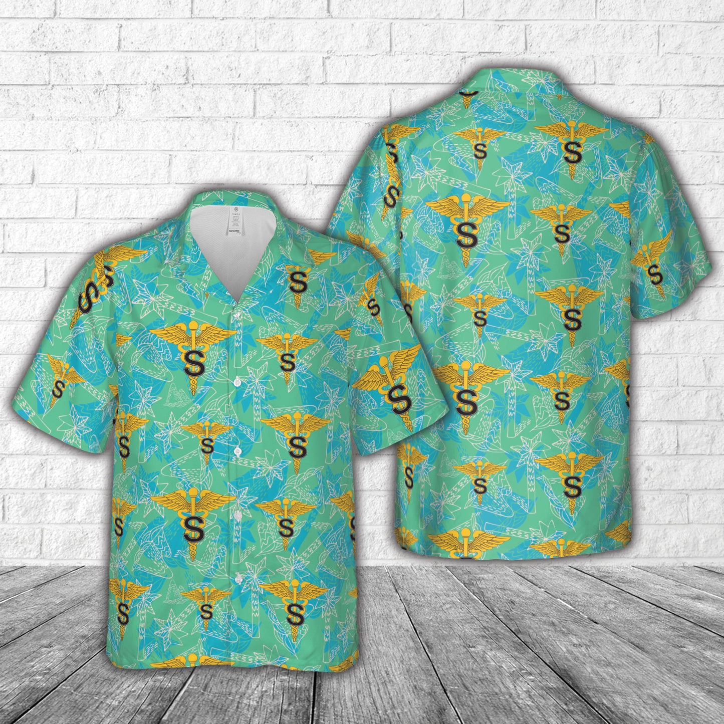 U.S. Army Medical Specialist Corps Branch Hawaiian Shirt