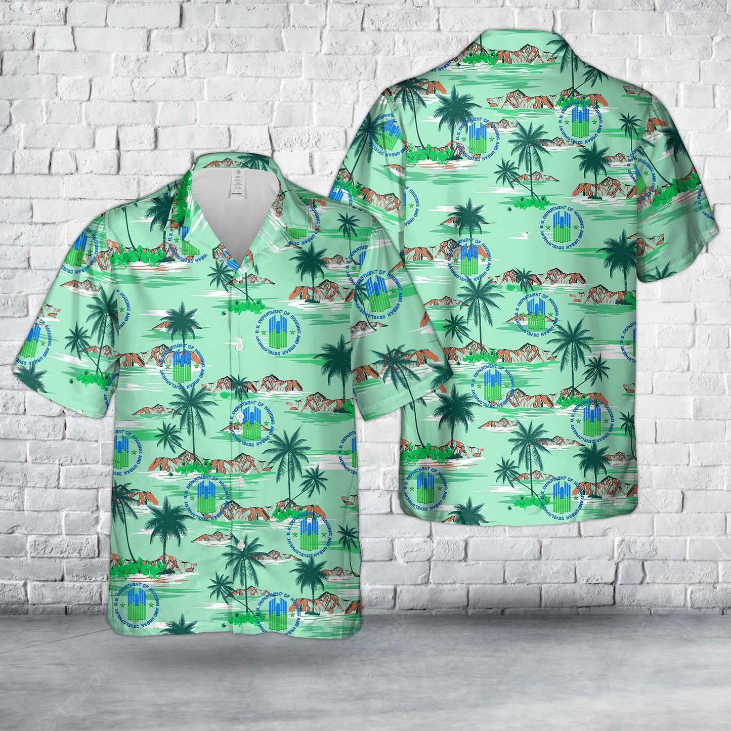 U.S. Department of Housing and Urban Development (HUD) Hawaiian Shirt