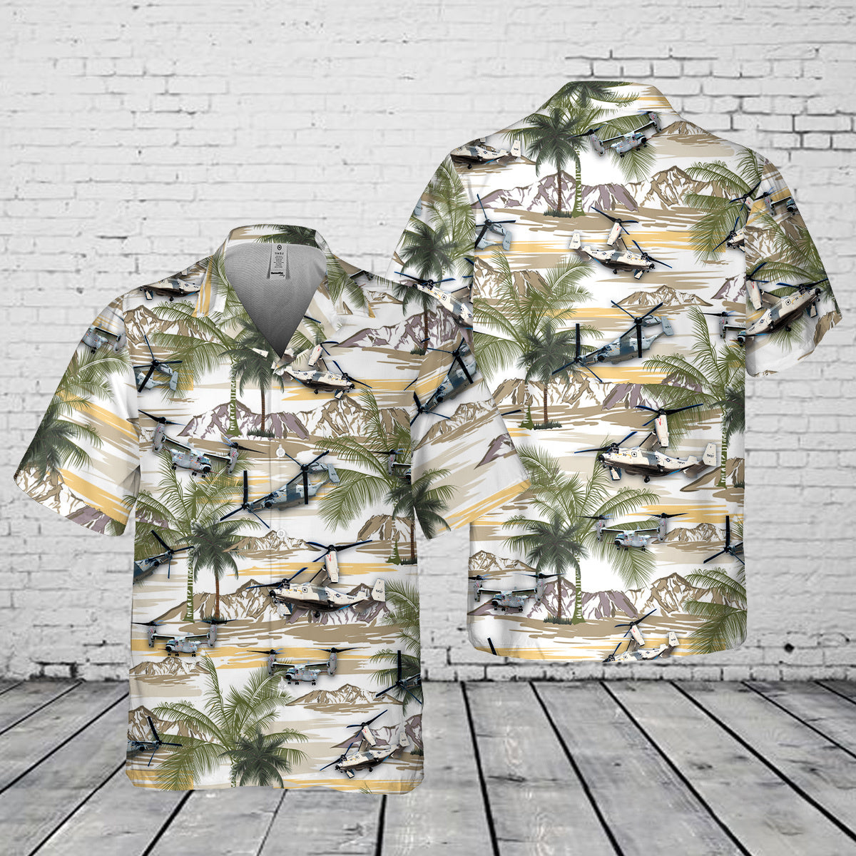 US Navy CMV-22B Osprey Pocket Hawaiian Shirt