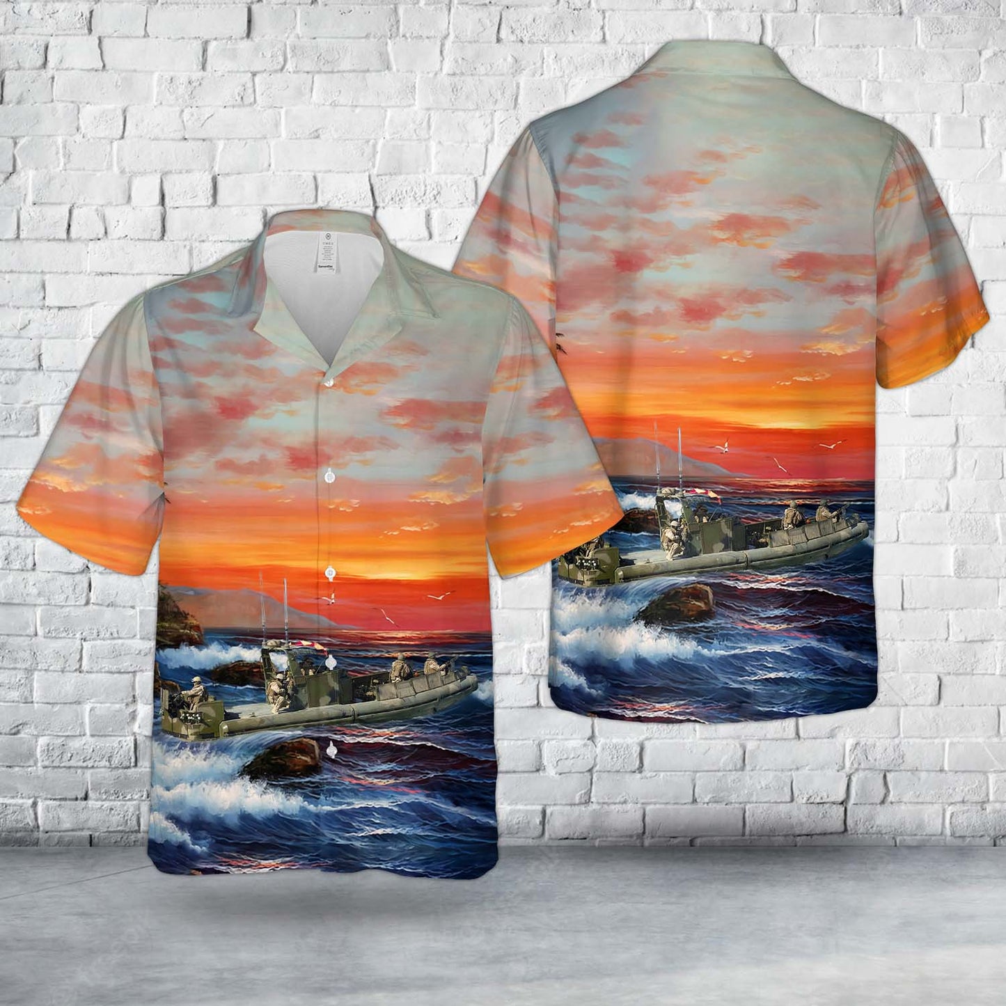 U.S. Navy Riverine Squadron 2 patrols Hawaiian Shirt