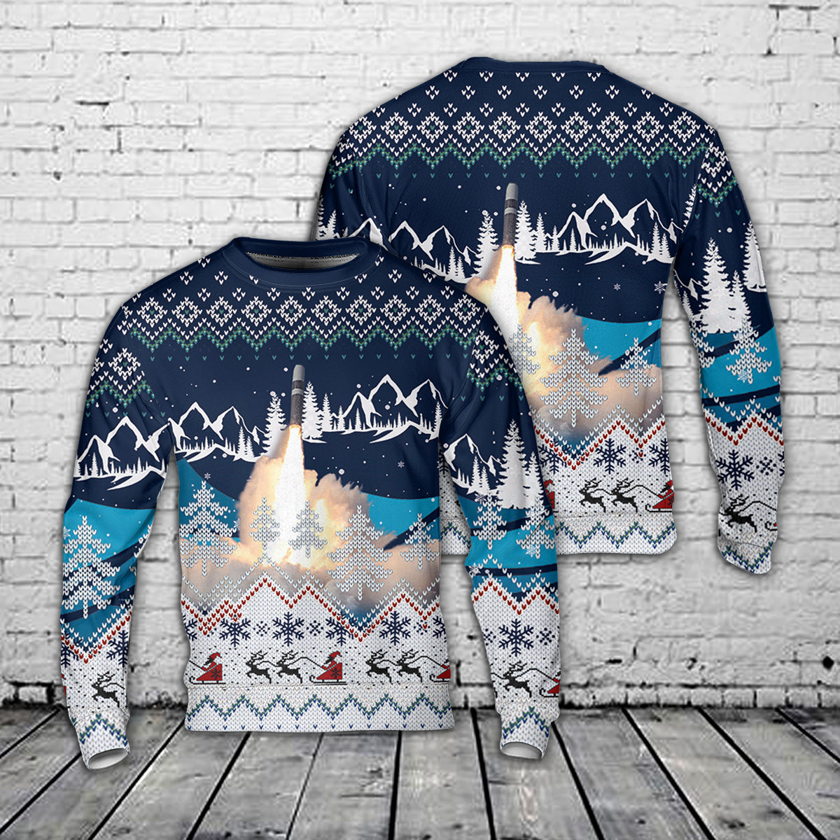 UGM 133 Trident II D-5 Christmas Sweater