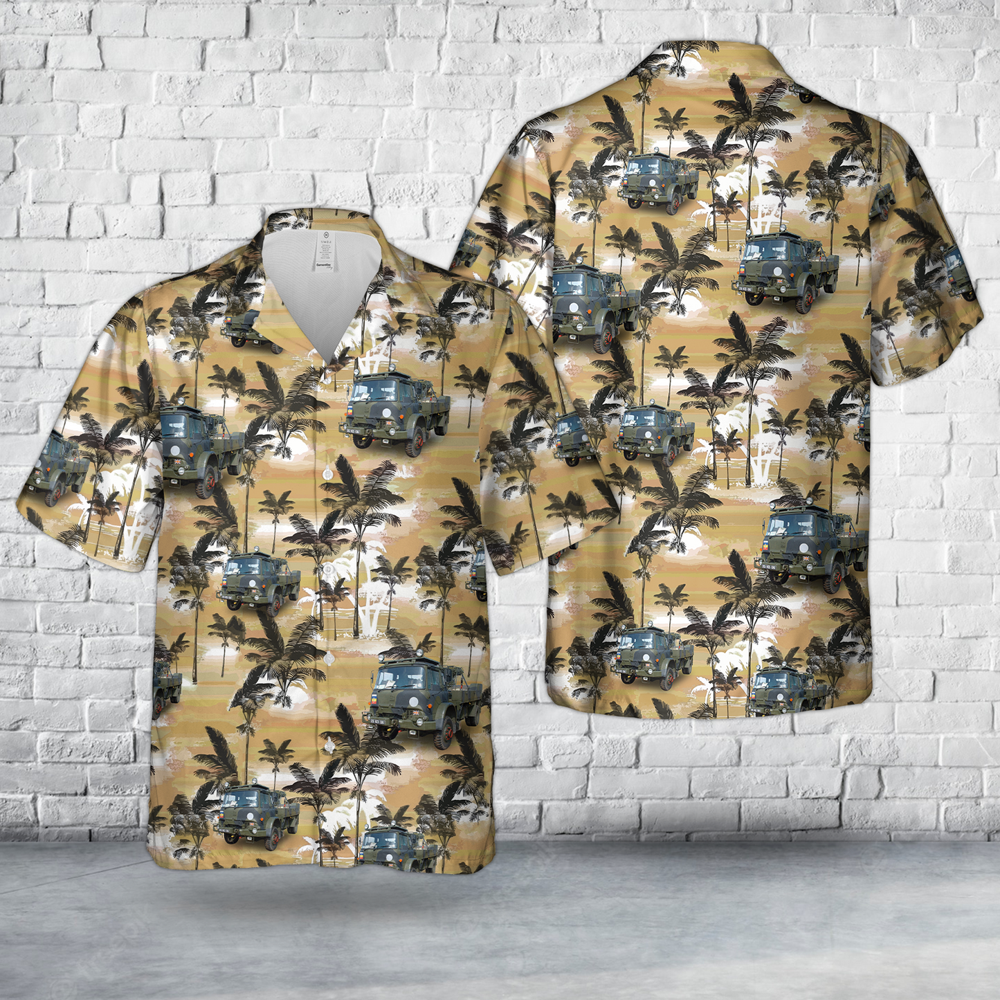 UK Bedford MK Light Recovery Vehicle Hawaiian Shirt