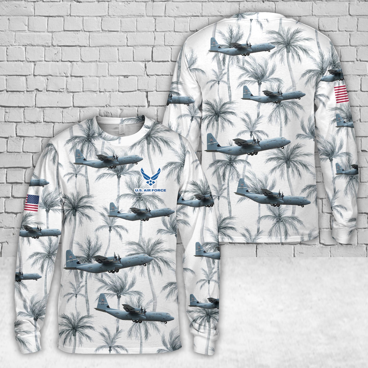 USAF C-130J Super Hercules AOP Long Sleeve Shirt