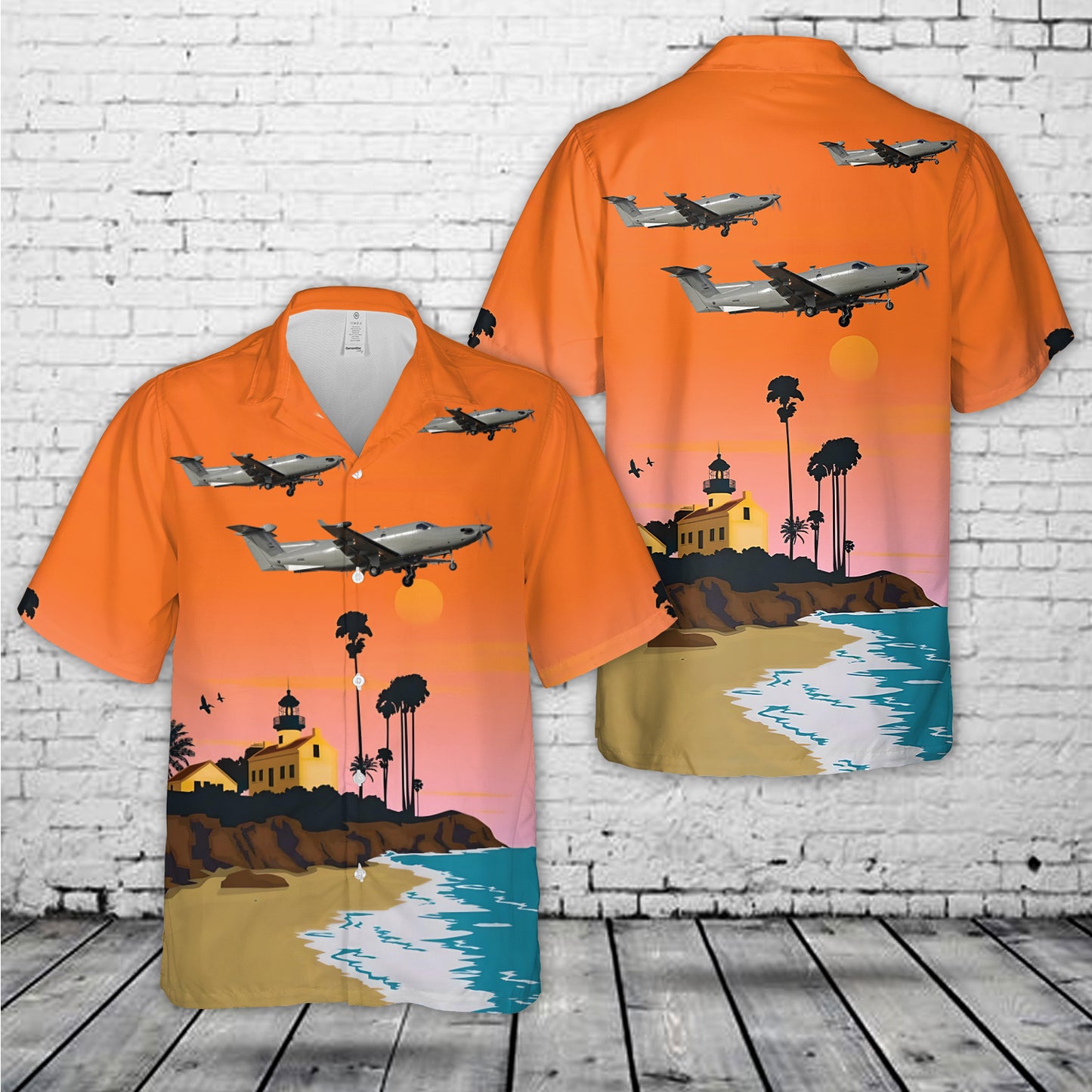 USAF Pilatus U-28A Draco 05-0597, 319th/34th Special Operations Sqns Hawaiian Shirt