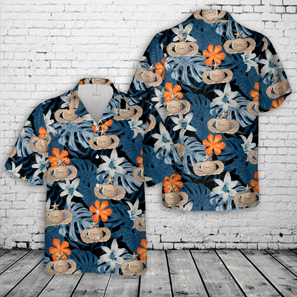 USAF Senior Intelligence Badge Hawaiian Shirt