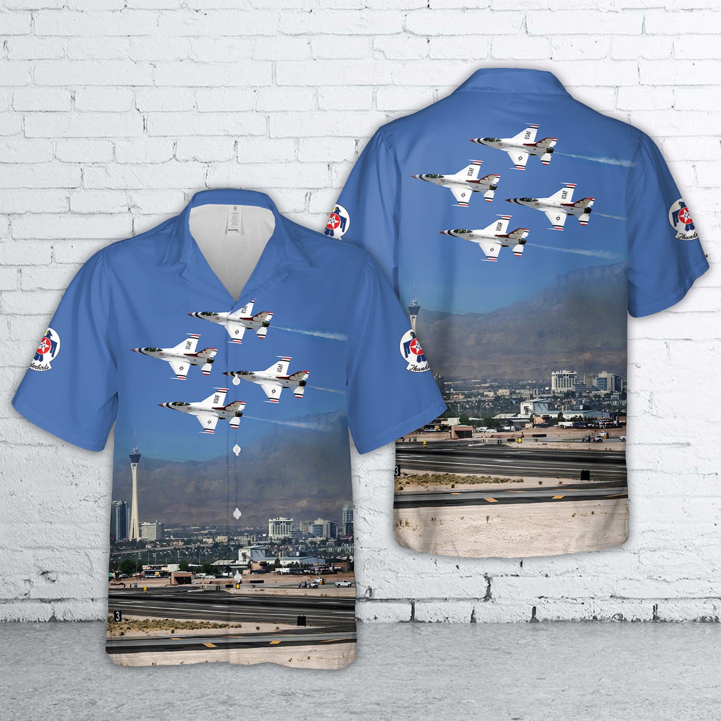USAF Thunderbirds Show Nellis Air Force Base Hawaiian Shirt