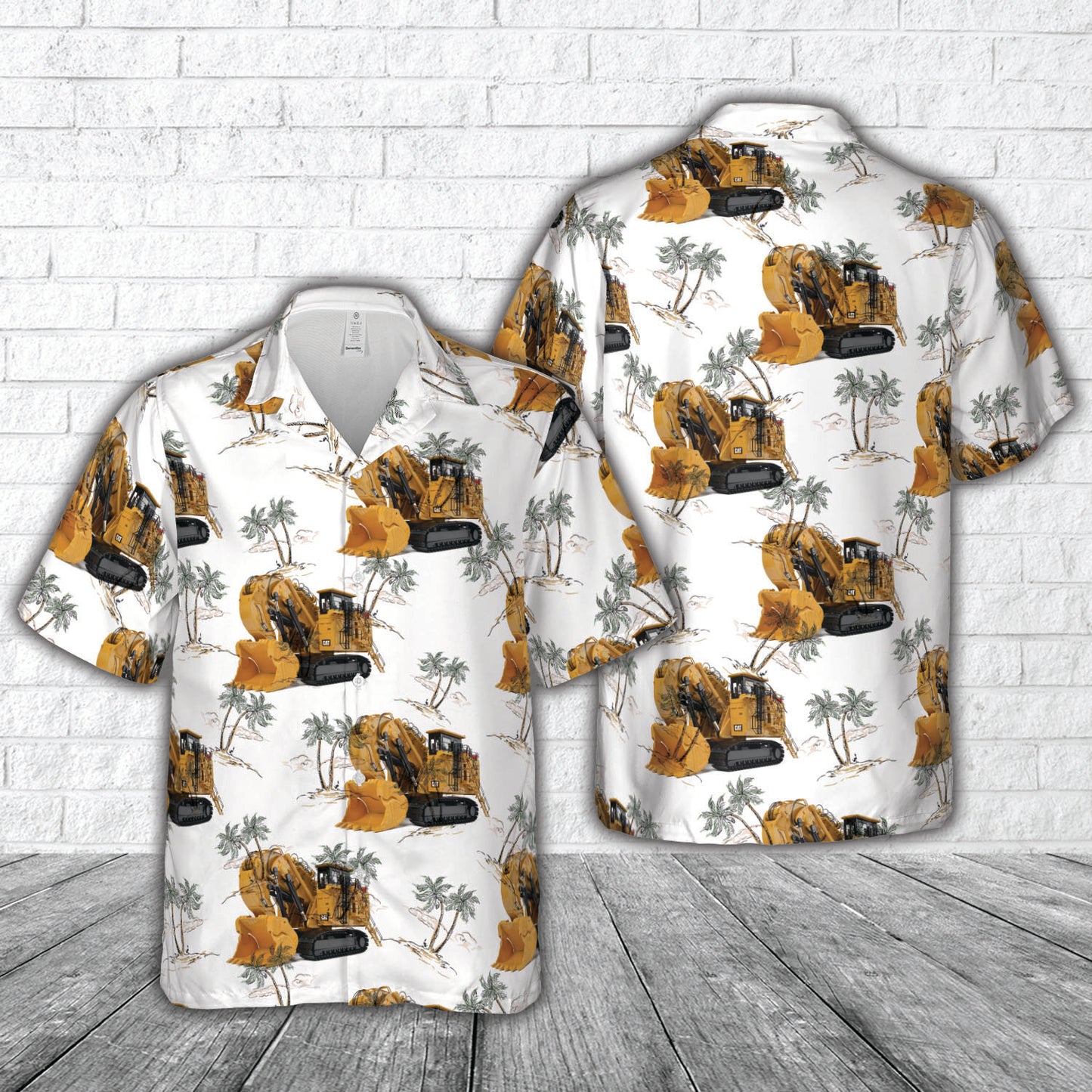 USA Caterpillar 6090 FS Excavator Hawaiian Shirt