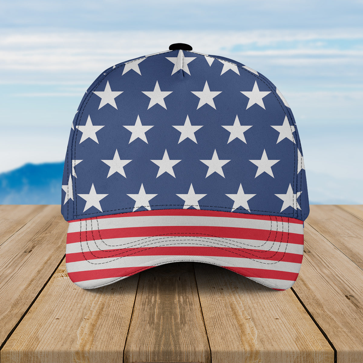 USA Flag 2 Baseball Cap