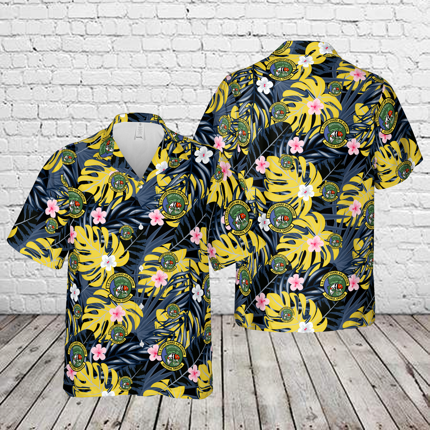 USCG Air Station Astoria Hawaiian Shirt
