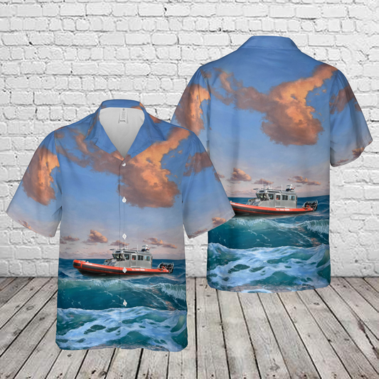 USCG Small Boats 33-Foot Special Purpose Craft Hawaiian Shirt