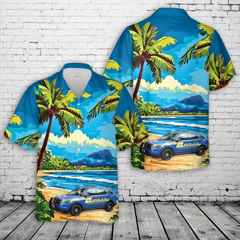 USVI police cruiser Hawaiian Shirt