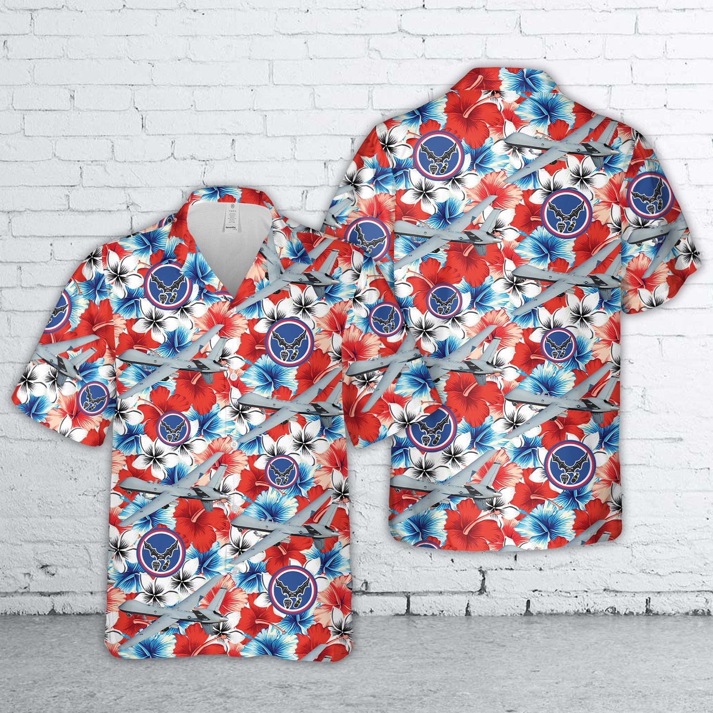 US Air Force 25 ATKW MQ-9 Reaper Hawaiian Shirt