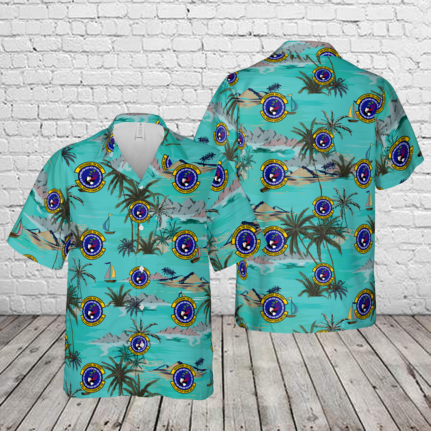 US Air Force 416th Supply Chain Management Squadron (AFMC) Hawaiian Shirt
