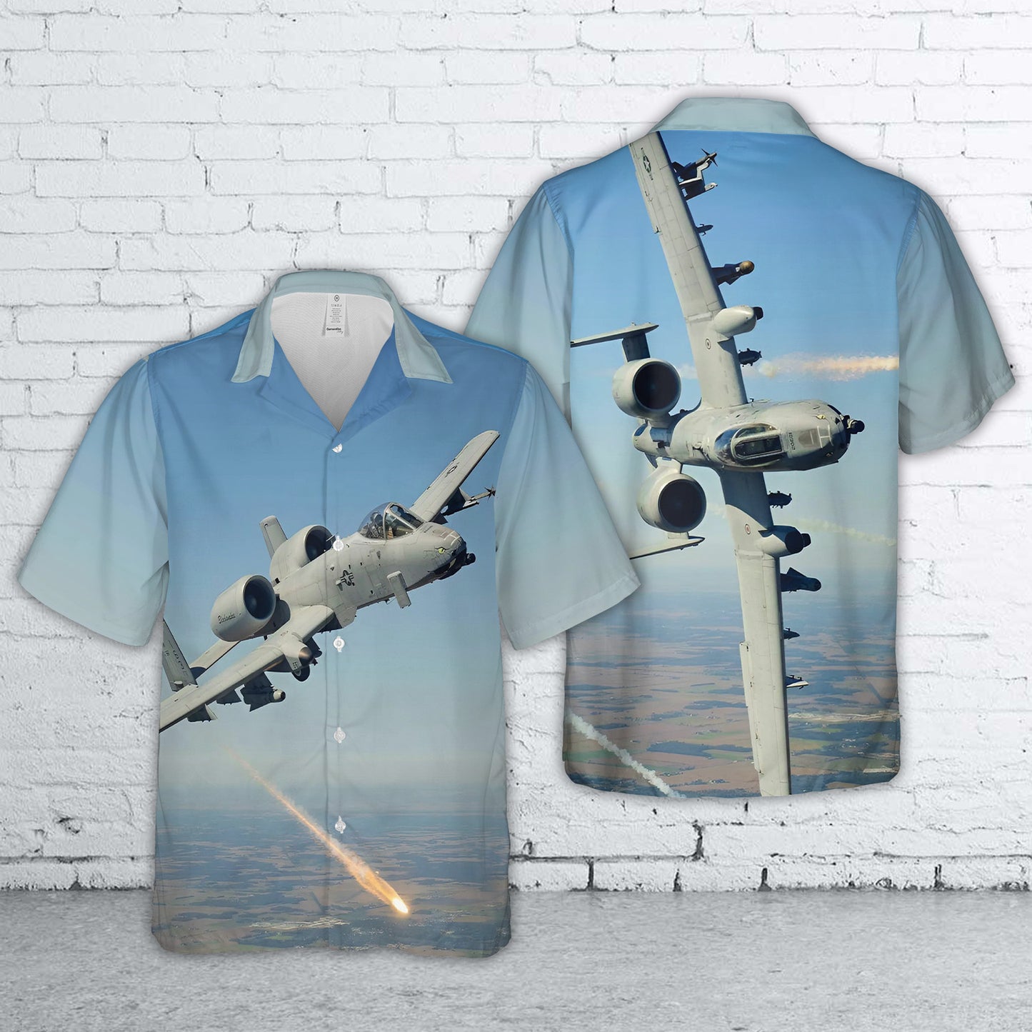 US Air Force A-10C Thunderbolt II 122nd Fighter Wing Hawaiian Shirt