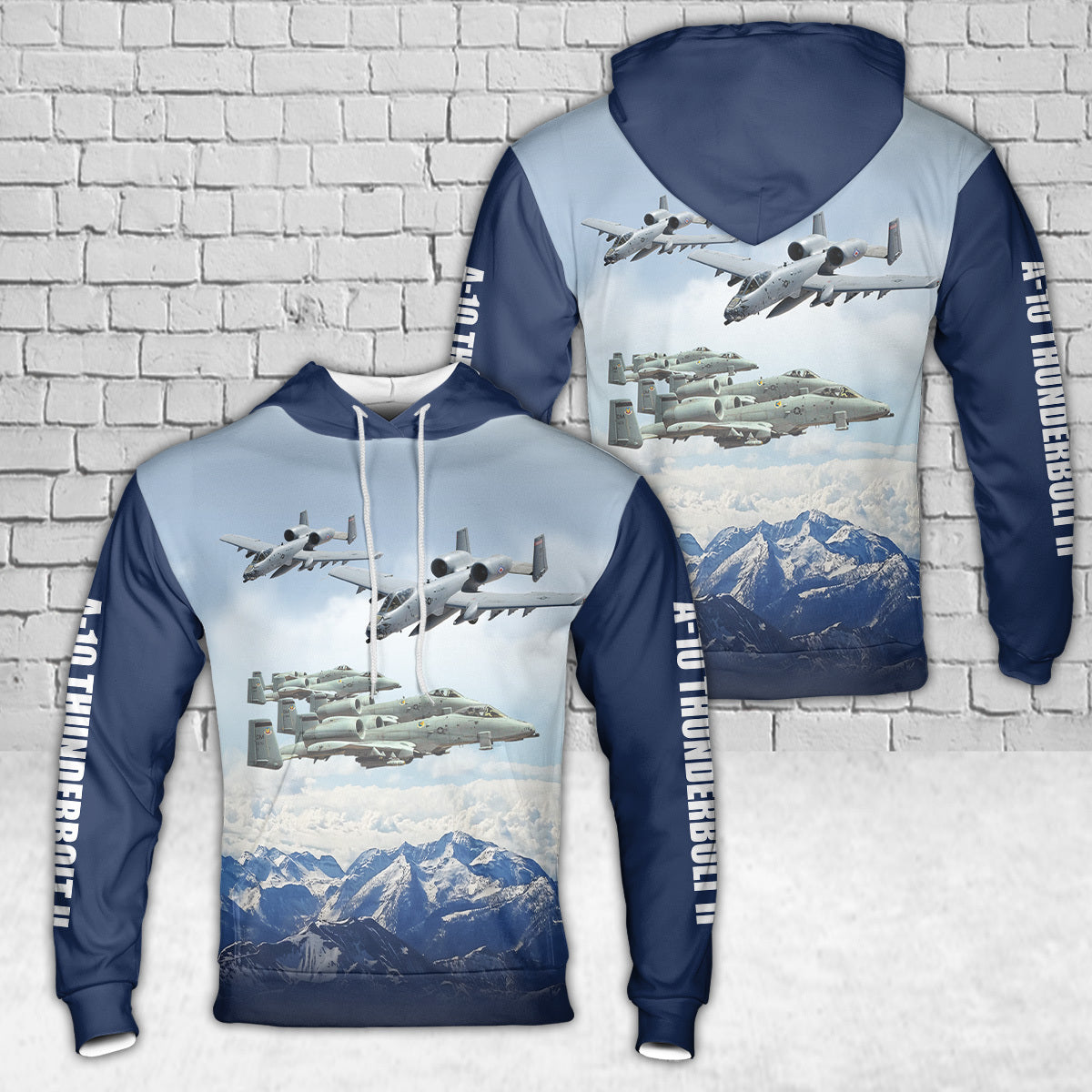 US Air Force A-10 Thunderbolt II 3D Hoodie