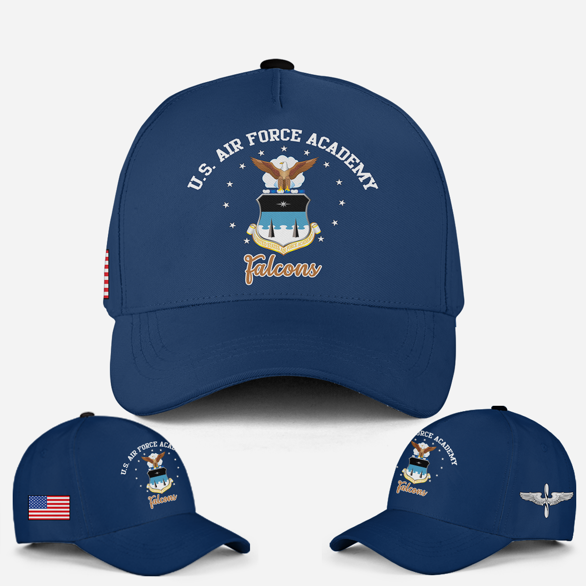 Usaf Hat US Air Force Veteran With Stars Baseball Hat With