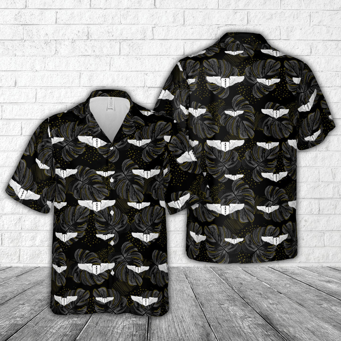 US Air Force Basic Flight Surgeon Badge Hawaiian Shirt