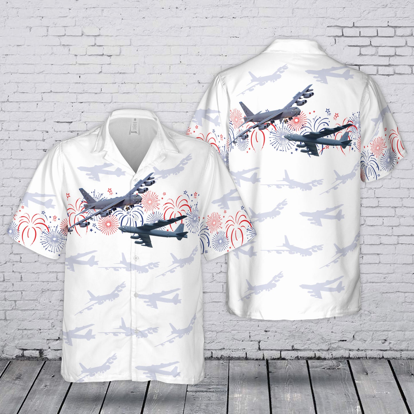 US Air Force Boeing B-52 Stratofortress 4th July 250th Anniversary 1776-2026 Hawaiian Shirt