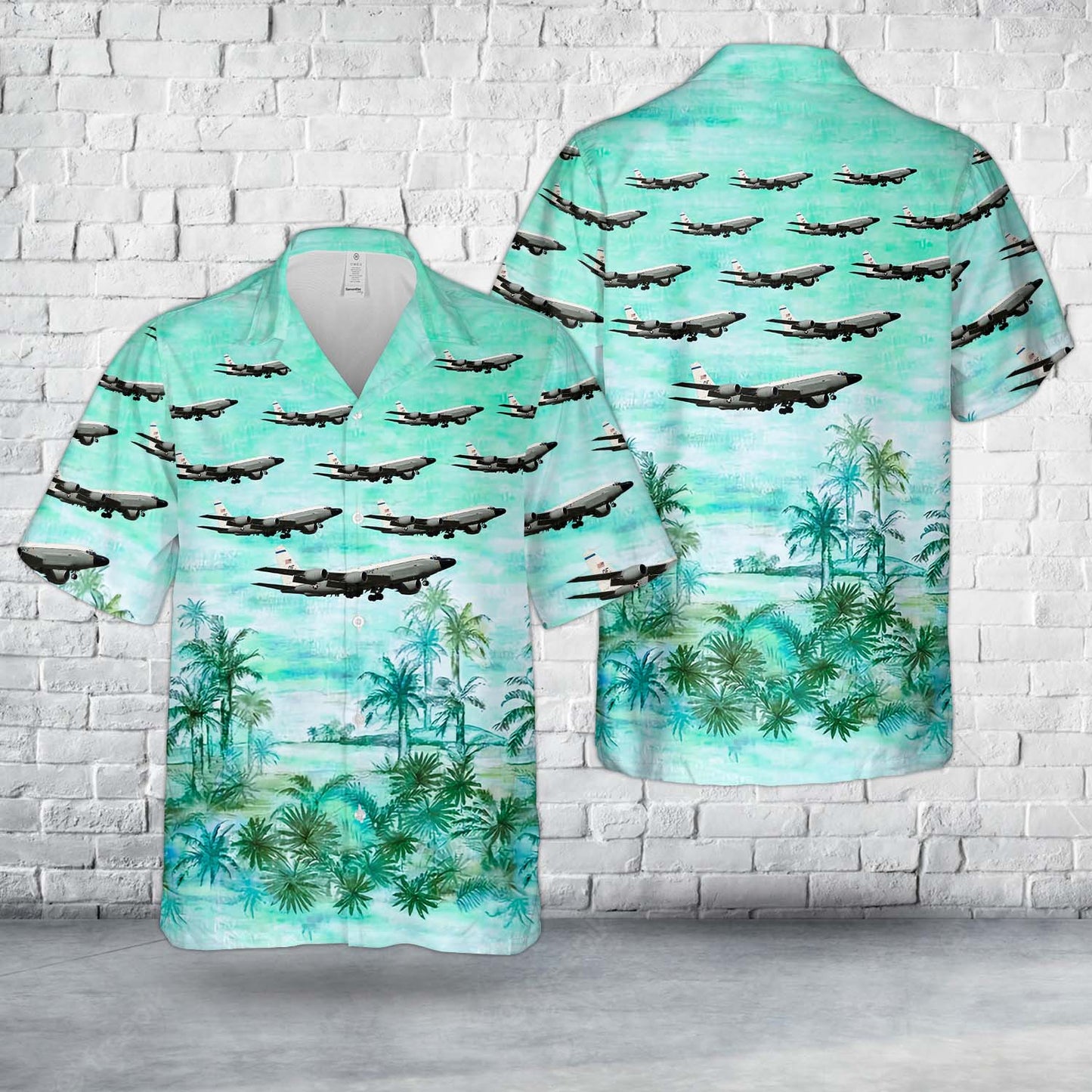 US Air Force Boeing RC-135V Rivet Joint (739-445B) 63-9792 Hawaiian Shirt