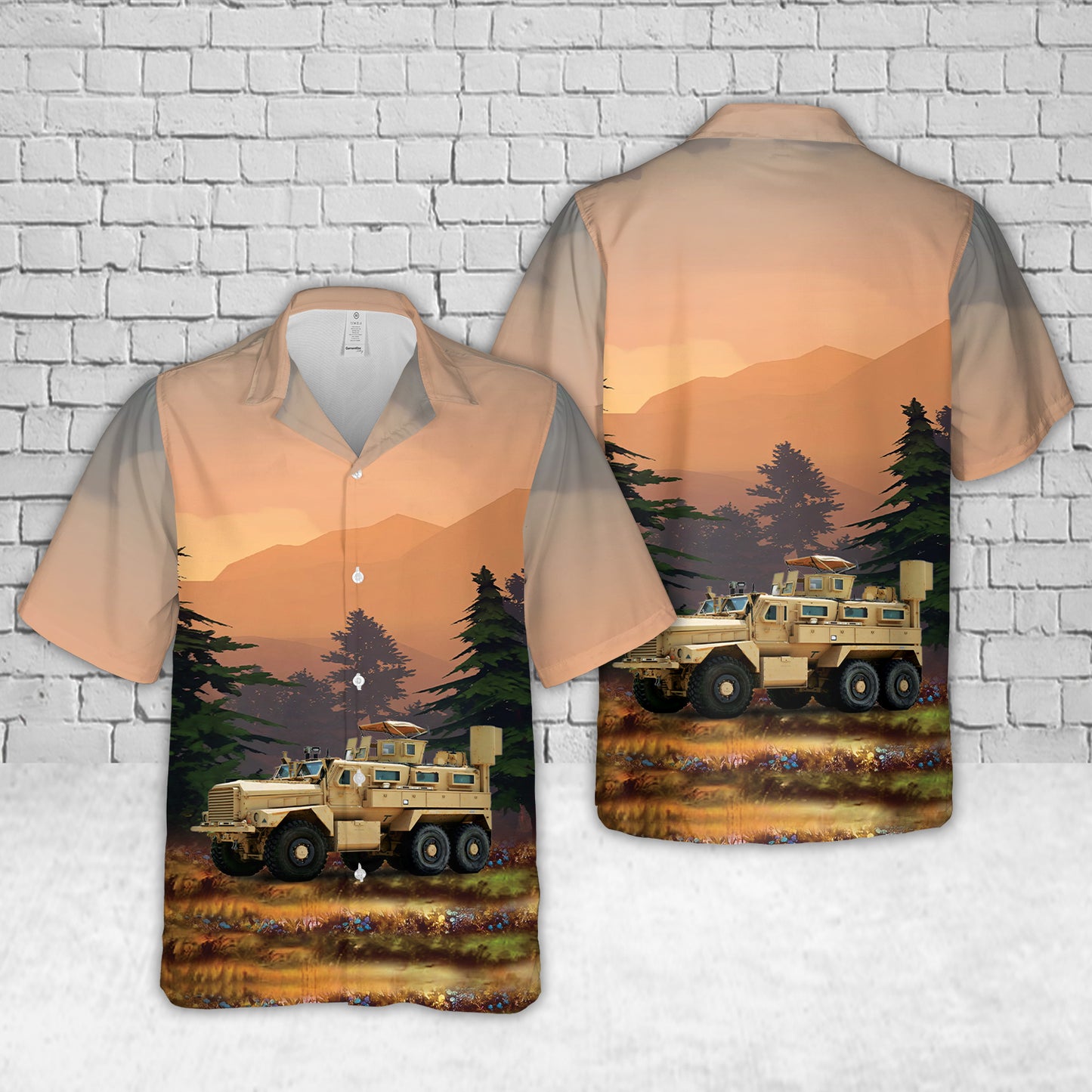 US Air Force Cougar CAT II A1 Hawaiian Shirt