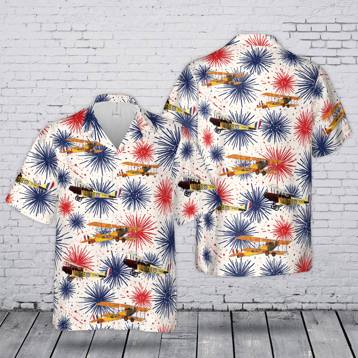 US Air Force Curtiss JN-4 "Jenny" 4th July 250th Anniversary 1776-2026 Hawaiian Shirt