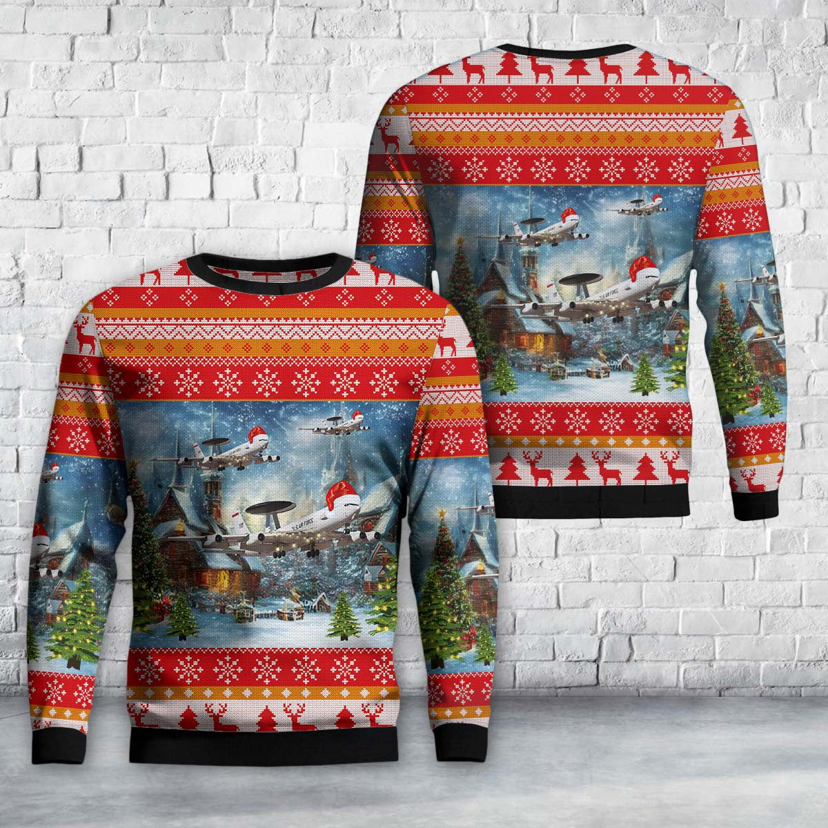 US Air Force E-3 AWACS Christmas Sweater