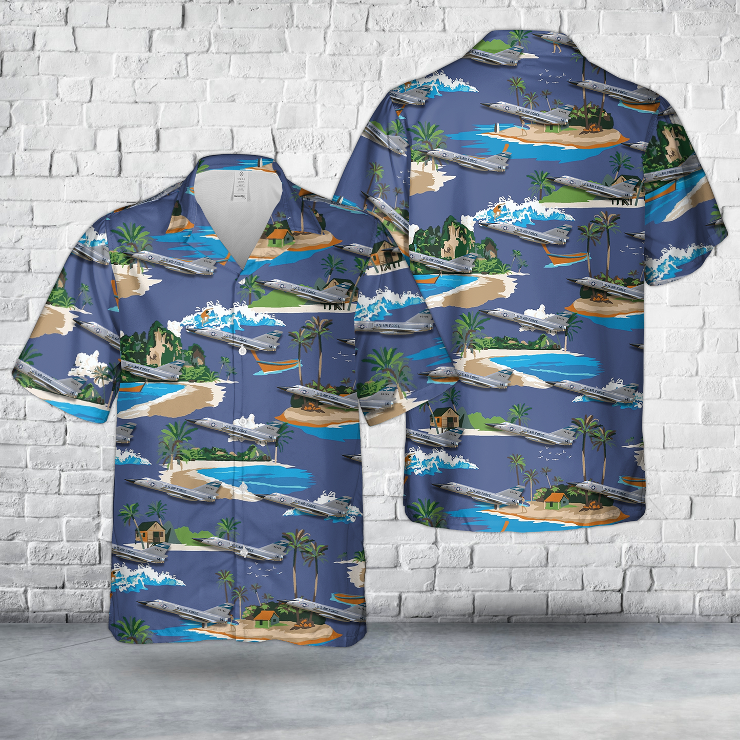 F-106A Delta Dart 159th Fighter Interceptor Squadron Hawaiian Shirt