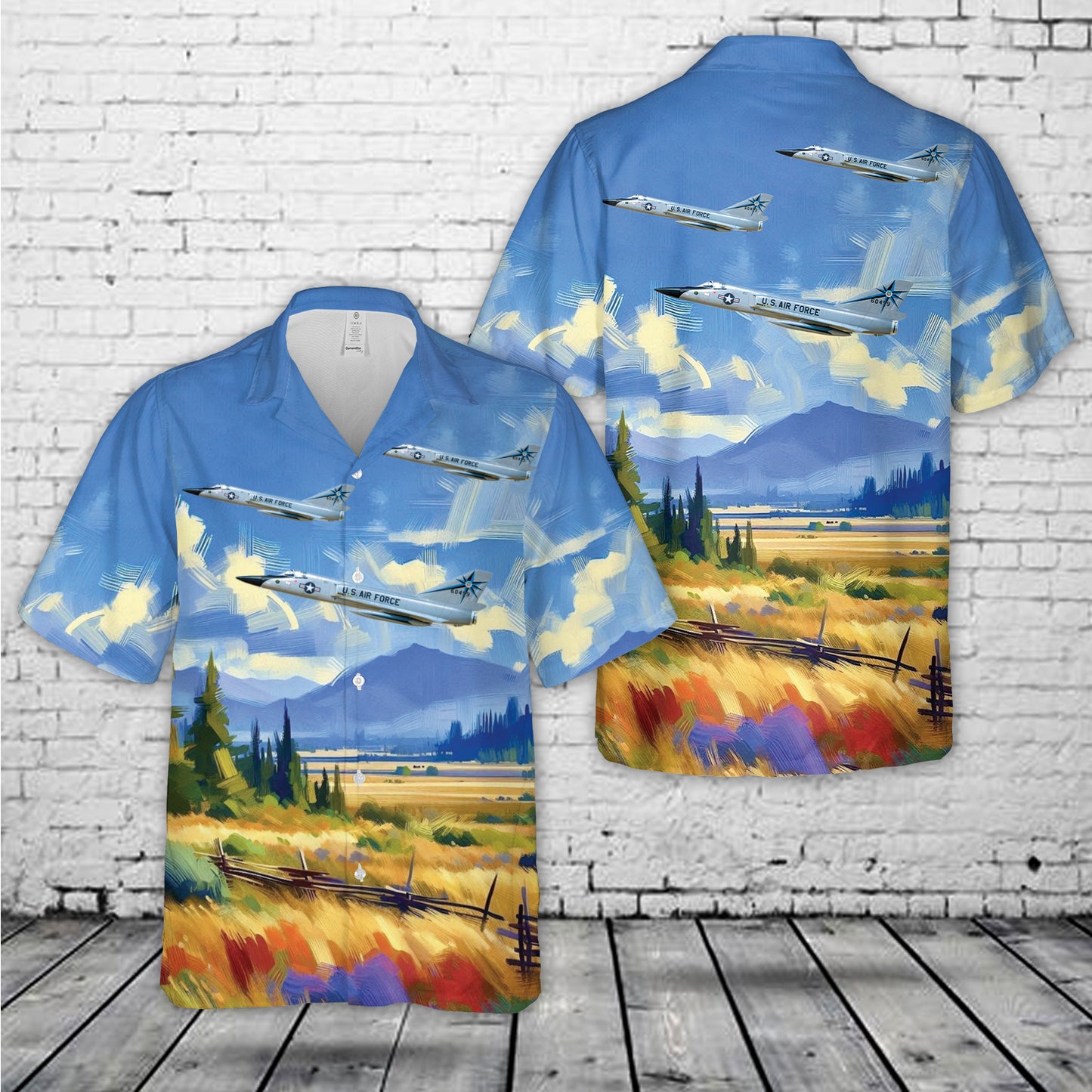 USAF 25th Air Division F-106A Delta Dart 56-0459 Hawaiian Shirt