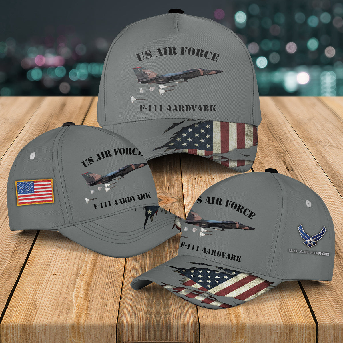 US Air Force F-111 Aardvark Baseball Cap