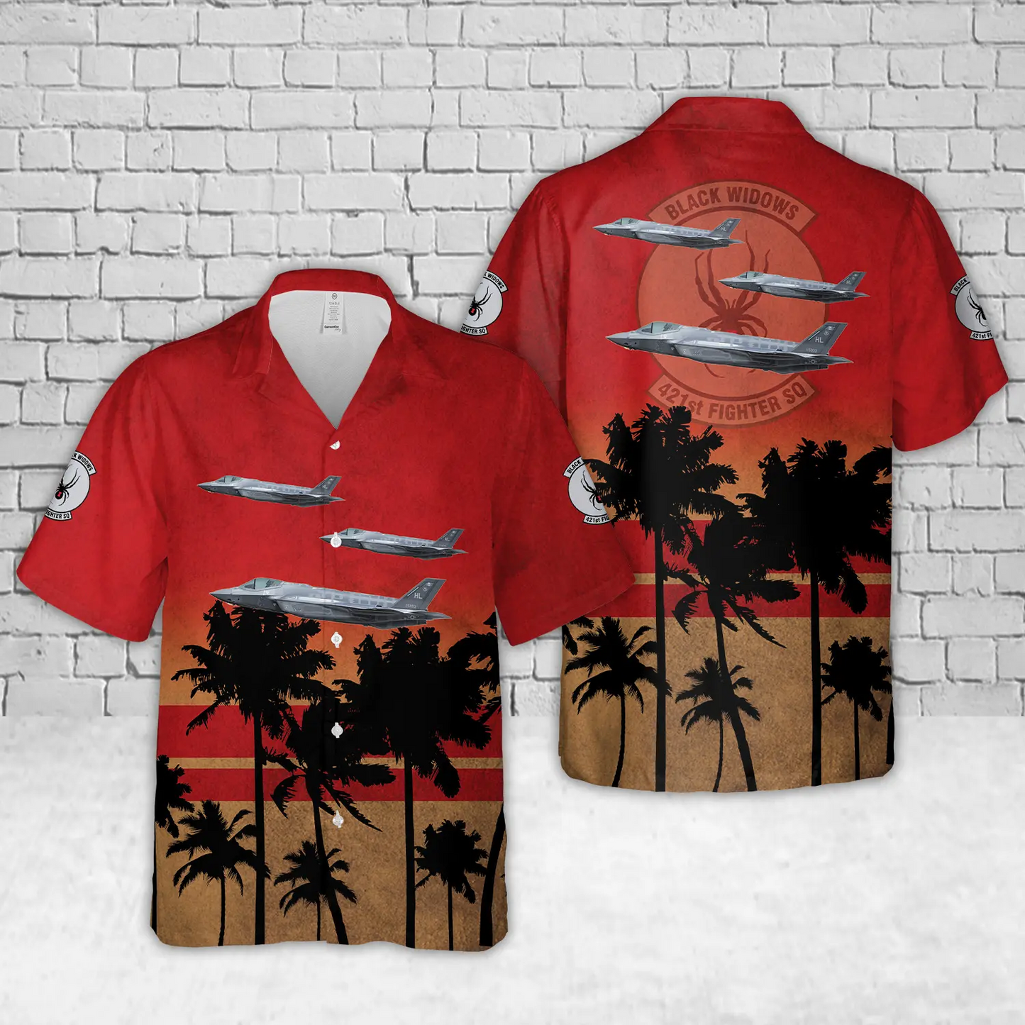 USAF 388th Fighter Wing F-35A Lightning II 2019 Hawaiian Shirt