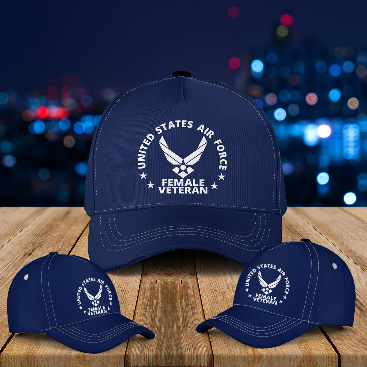US Air Force Female Veteran Baseball Cap