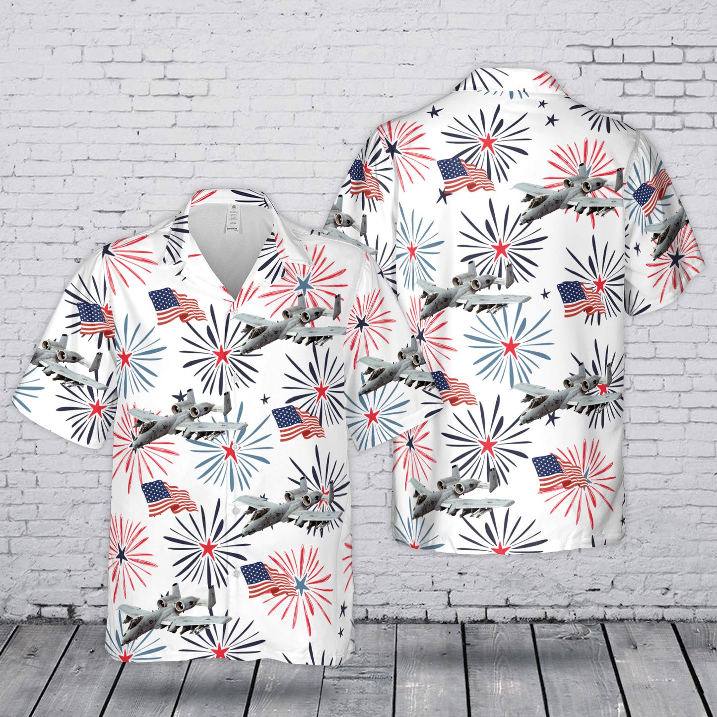 US Air Force Fairchild Republic A-10 Thunderbolt II 4th July 250th Anniversary 1776-2026 Hawaiian Shirt