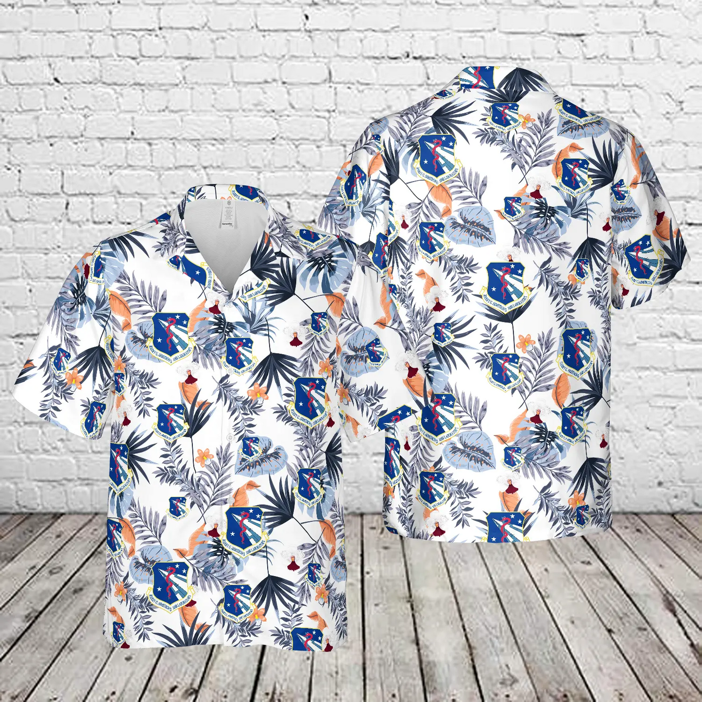 US Air Force Harry G. Armstrong AMR Laboratory Hawaiian Shirt