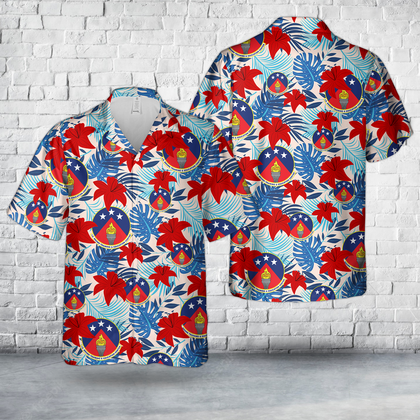 US Air Force I.G. Brown Air National Guard Training and Education Center Hawaiian Shirt