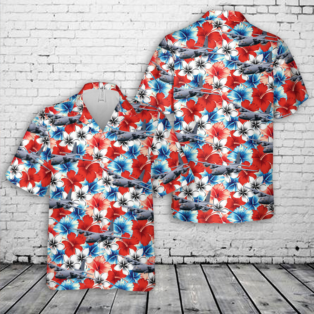 US Air Force Lockheed AC-130, 4th of July Hawaiian Shirt