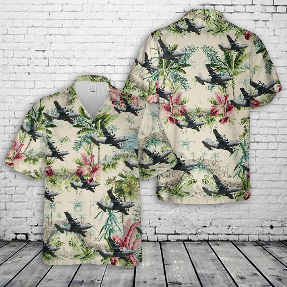 US Air Force Lockheed C-130H Hercules # 88-4401 Hawaiian Shirt