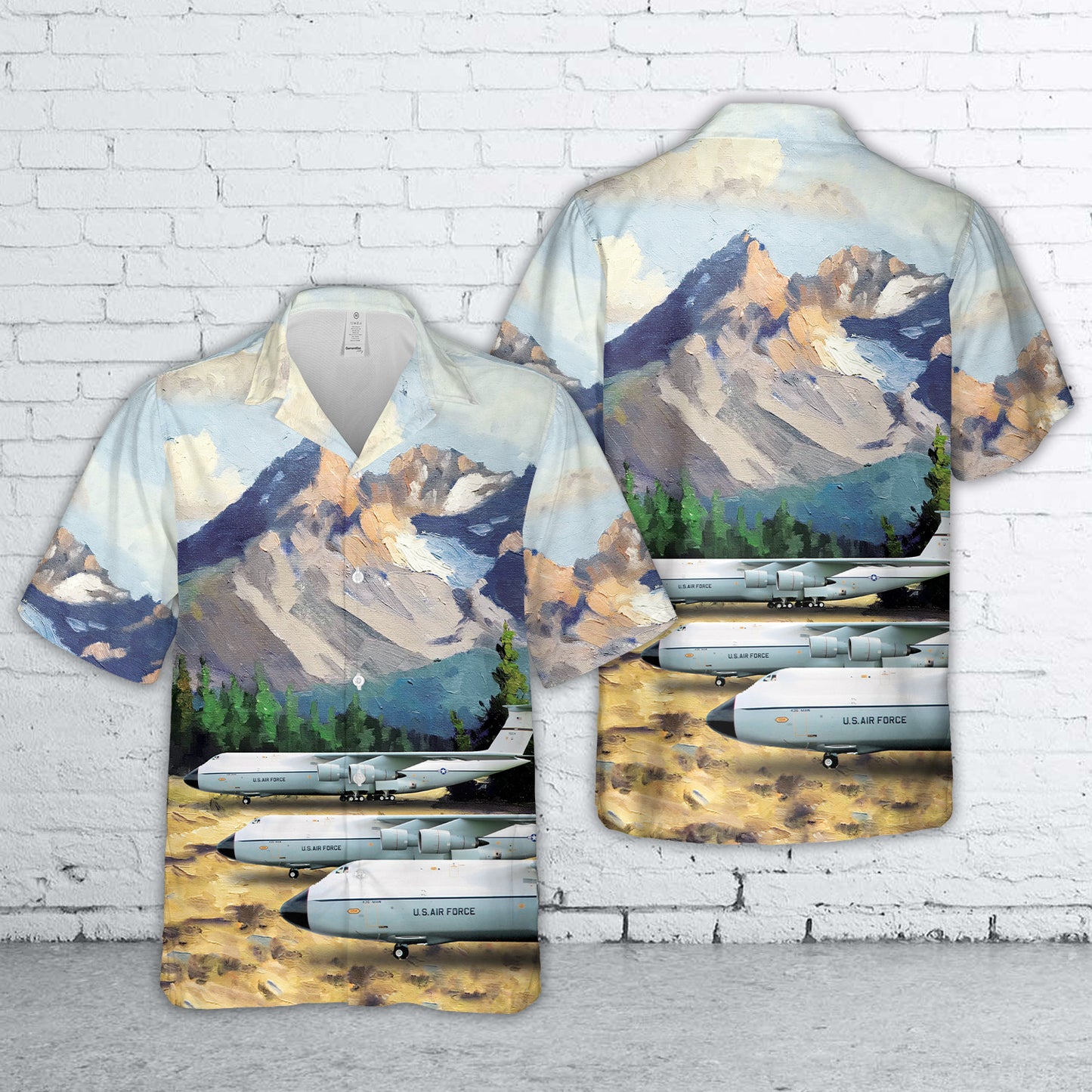 US Air Force Lockheed C-5A Galaxy 69-0014 Hawaiian Shirt