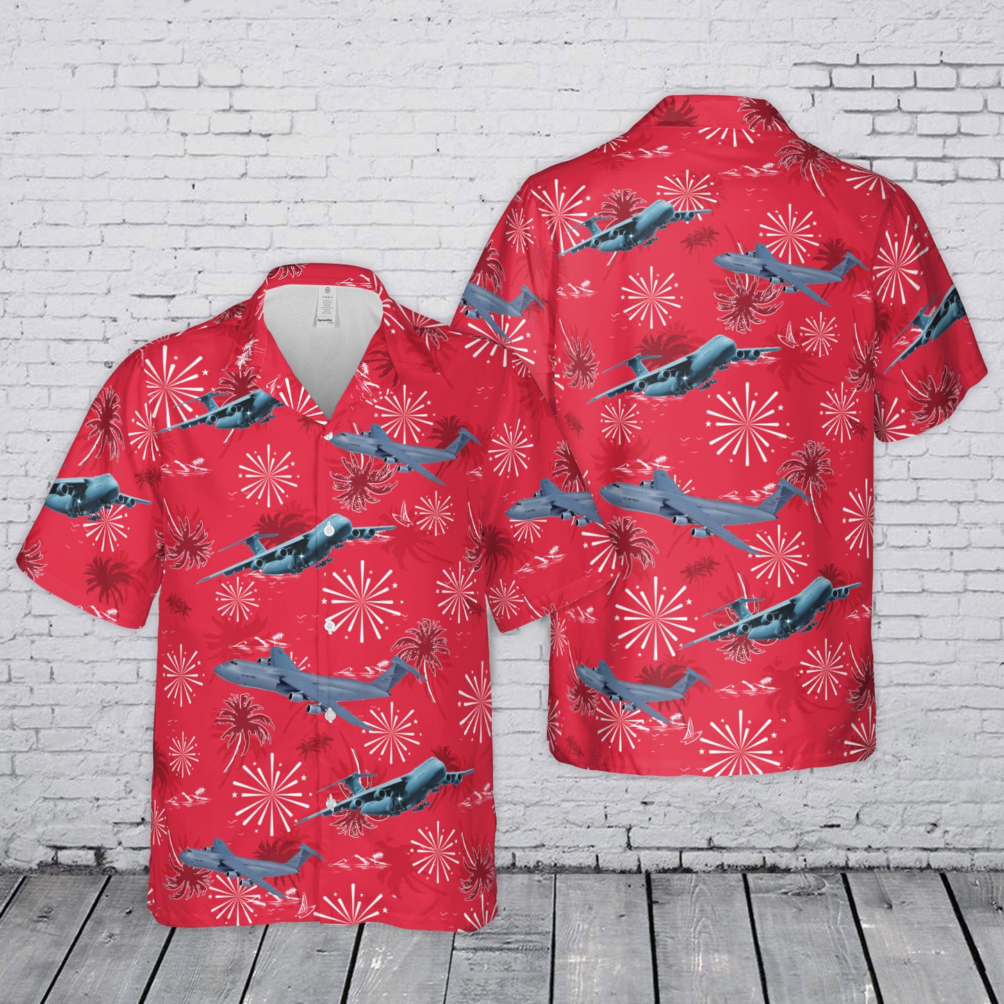 US Air Force Lockheed C-5M Super Galaxy 4th July 250th Anniversary 1776-2026 Hawaiian Shirt
