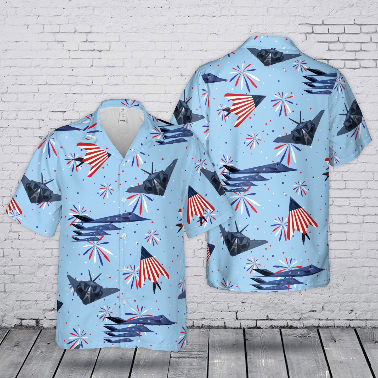 US Air Force Lockheed F-117 Nighthawk 4th July 250th Anniversary 1776-2026 Hawaiian Shirt