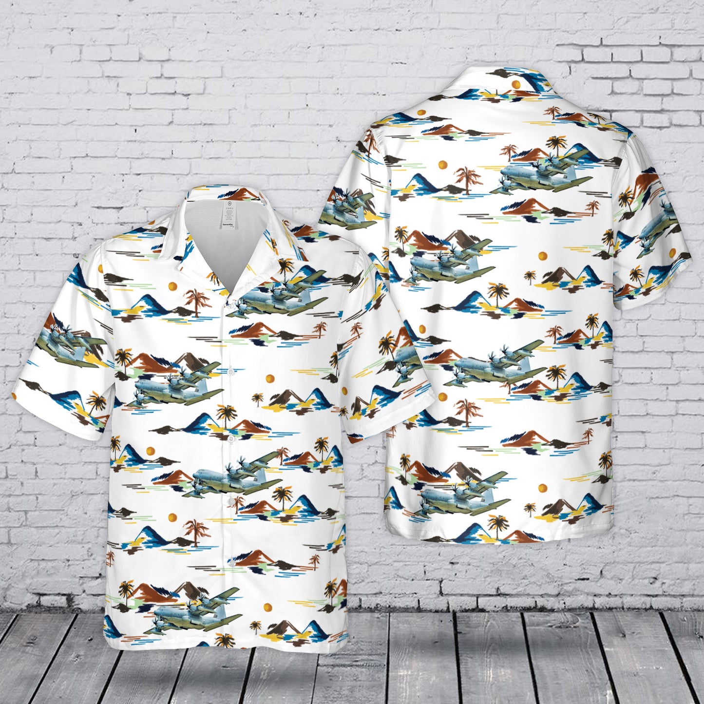 US Air Force Lockheed MC-130 Hawaiian Shirt