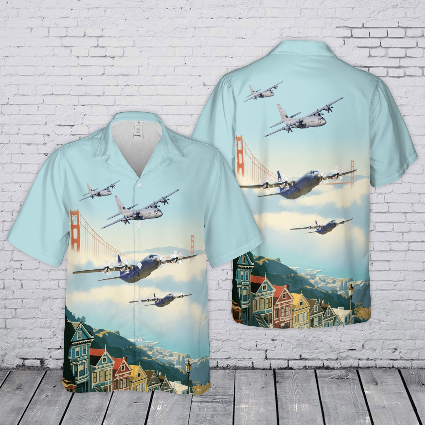 US Air Force Lockheed Martin C-130J Super Hercules Hawaiian Shirt