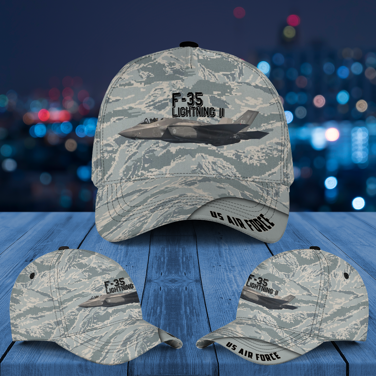 US Air Force Lockheed Martin F-35 Lightning II Baseball Cap