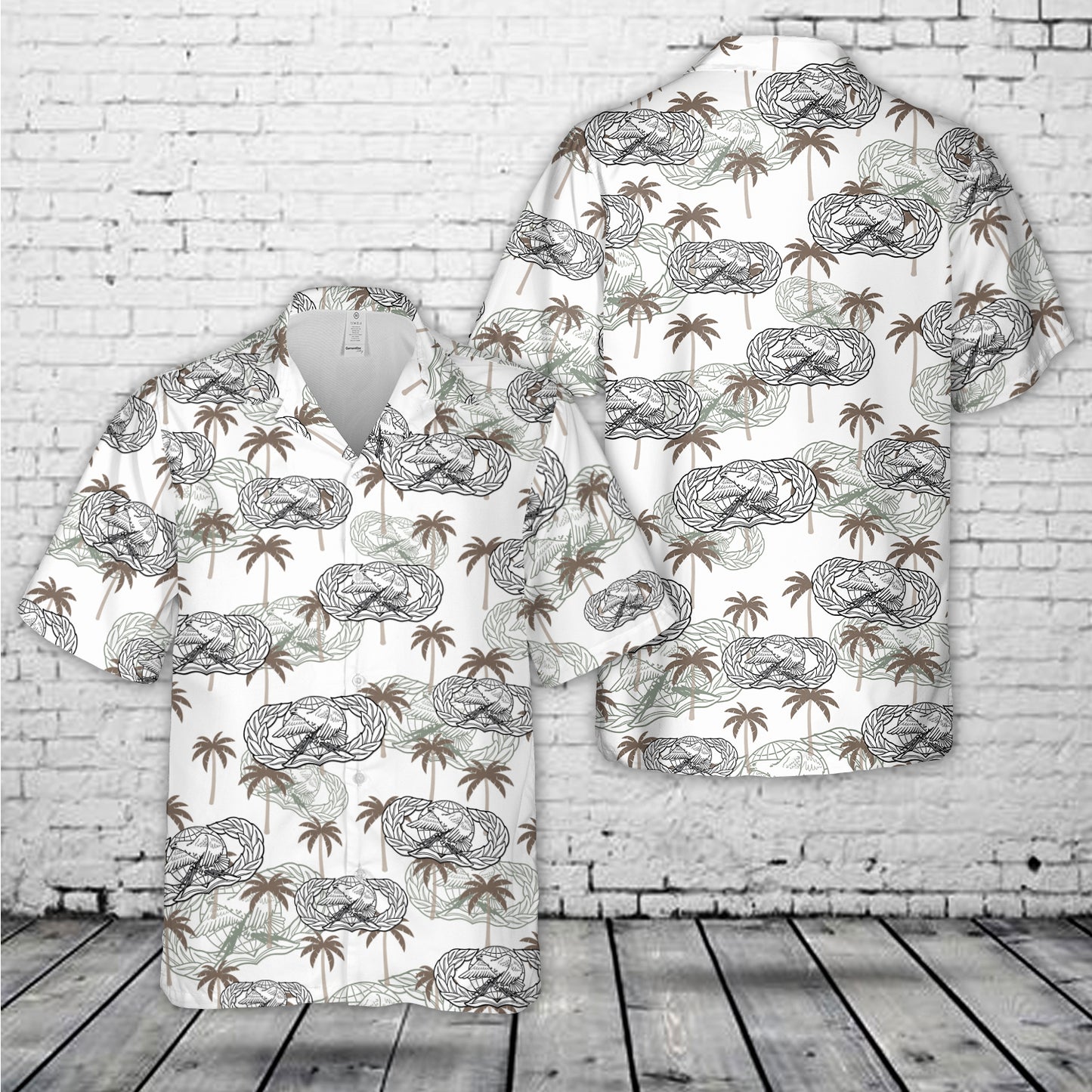 US Air Force Logistics Badge Hawaiian Shirt