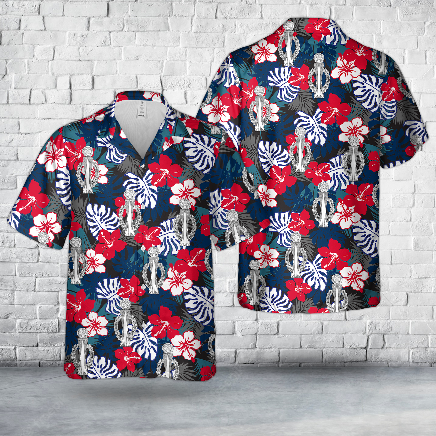 US Air Force Missile Operations Badge Master Hawaiian Shirt