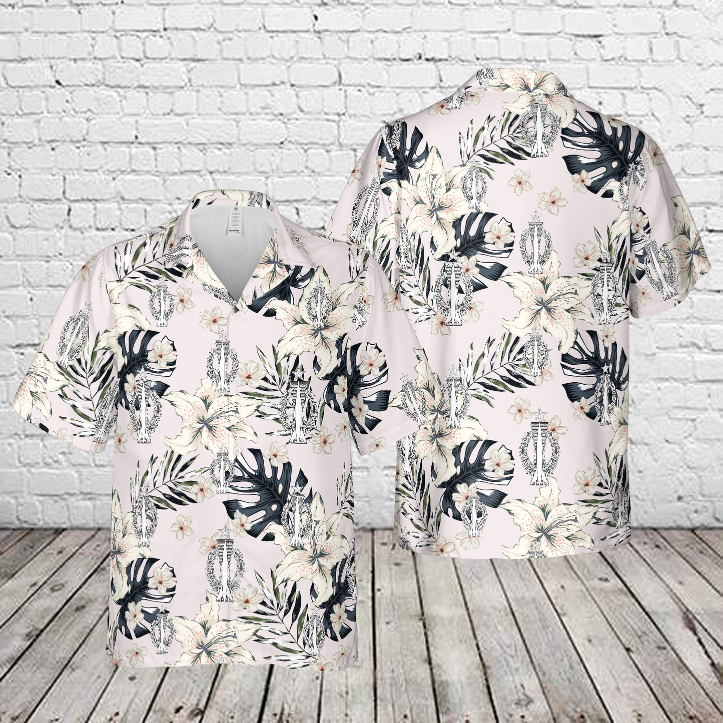 US Air Force Missile Operations Badge Senior Hawaiian Shirt