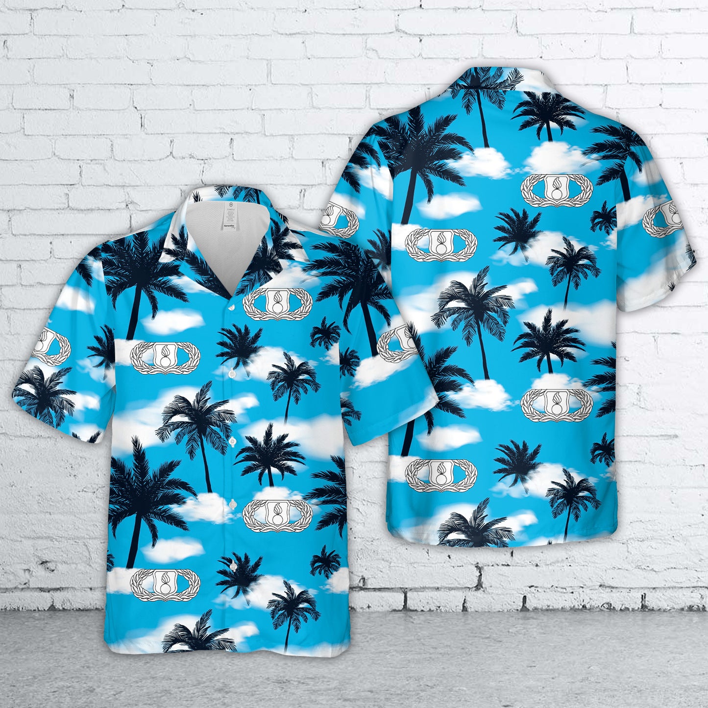 US Air Force Munitions Occupational Badge Hawaiian Shirt