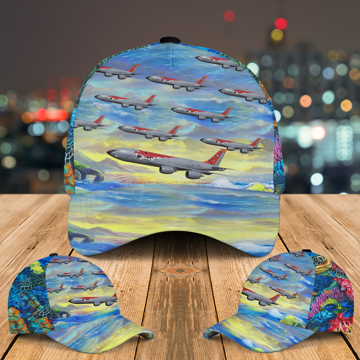 US Air Force New Jersey Air National Guard 108th Wing KC-135R Stratotanker Baseball Cap