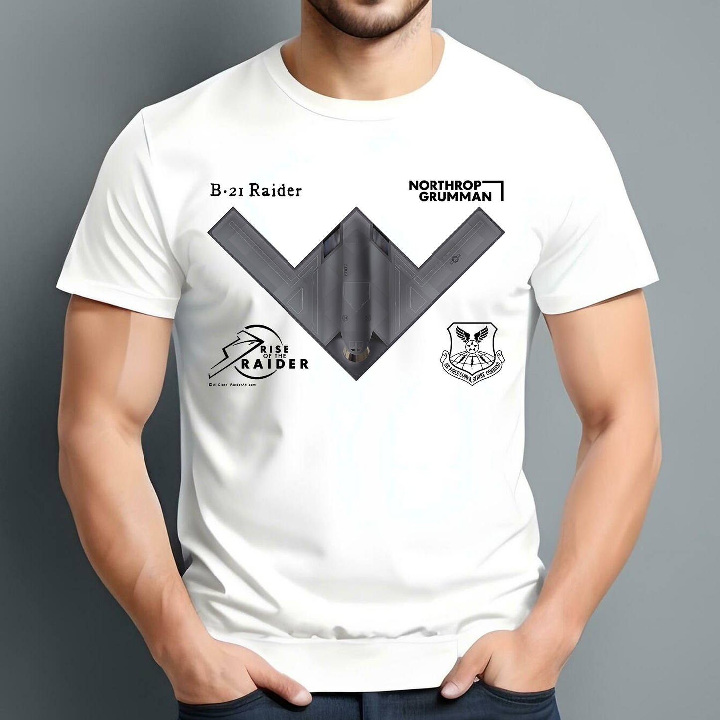 US Air Force Northrop Grumman B-21 Raider Classic Unisex T-Shirt Gildan 5000 (Made In US) DLHH1304PT01