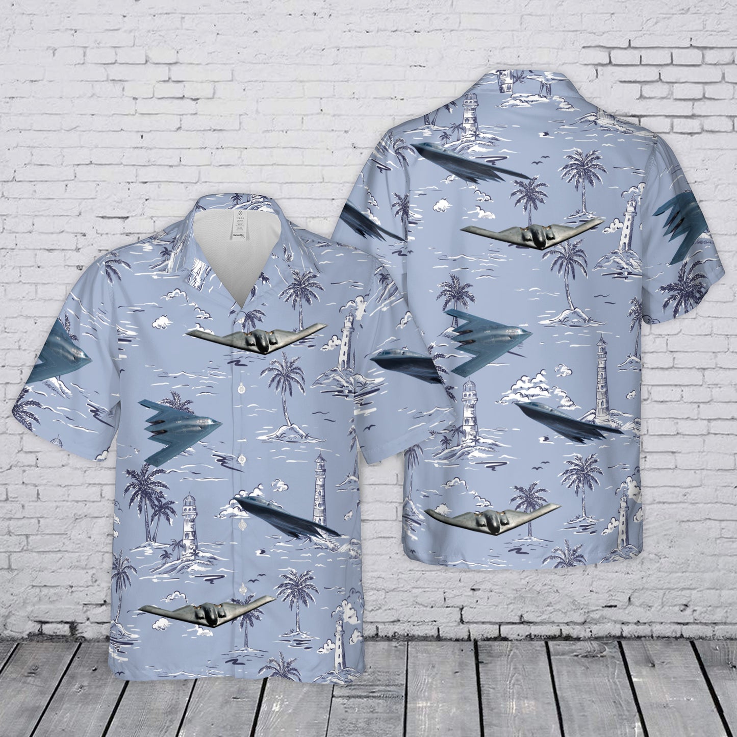 US Air Force Northrop Grumman B-2 Spirit Hawaiian Shirt