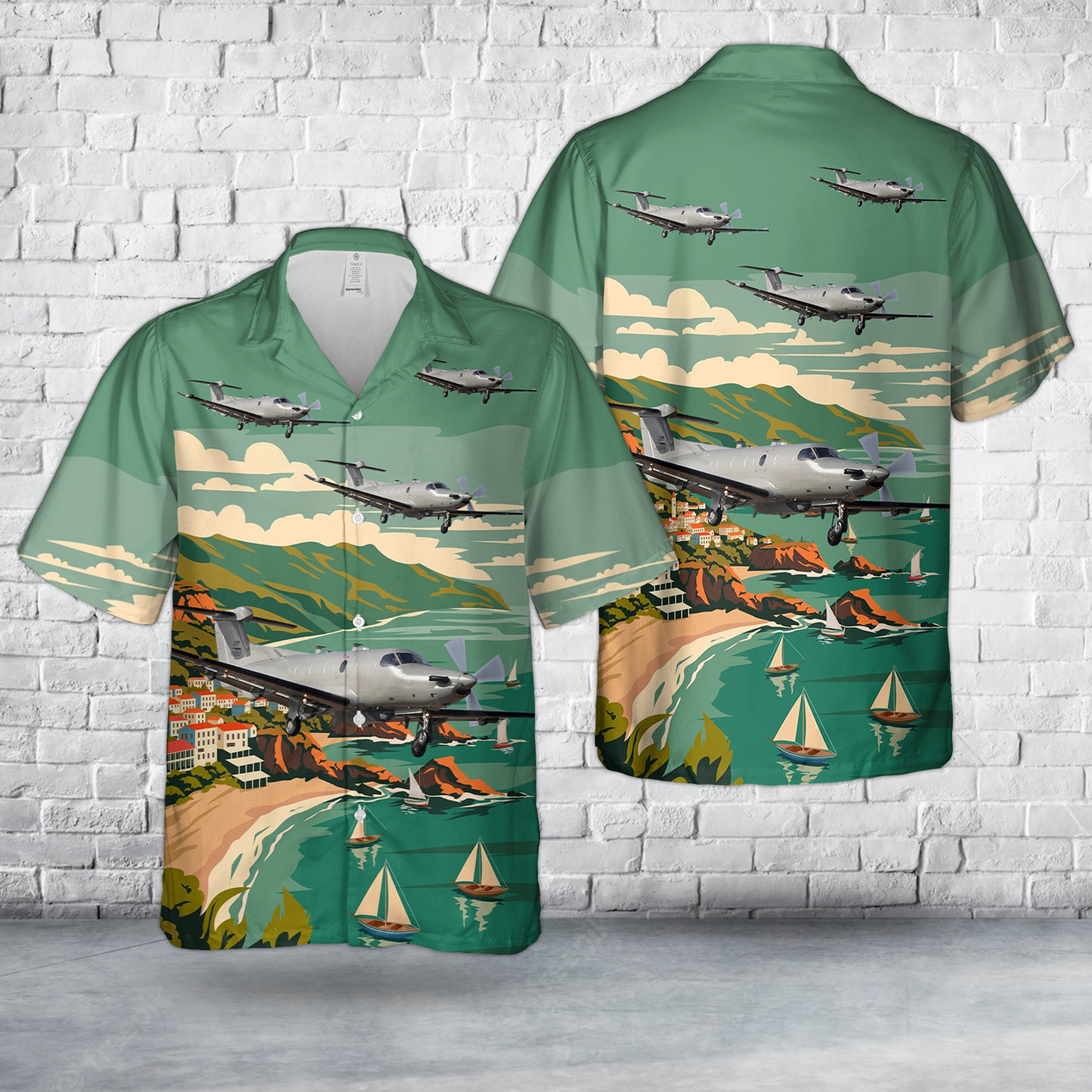 US Air Force Pilatus U-28A Draco 04-0688, 319th/34th Special Operations Sqns Hawaiian Shirt